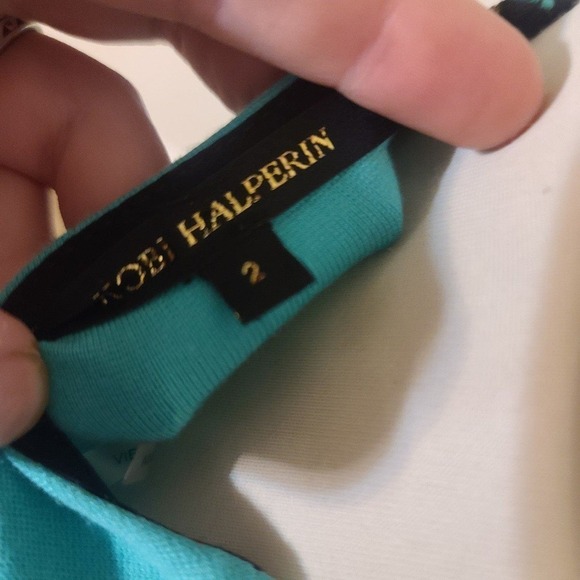 Kobi Halperin teal stretchy Dress size 2 xs - Picture 5 of 8